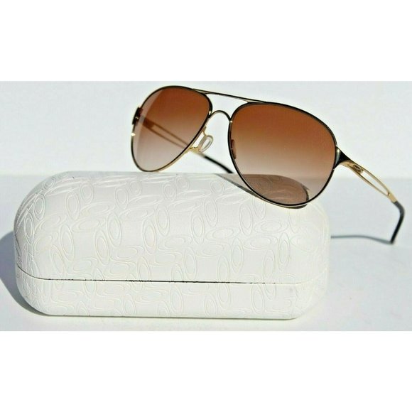OAKLEY Caveat Sunglasses Womens Polished Gold/Dark Brown Gradient NEW OO4054-07 main image 7